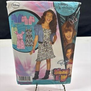 Simplicity Pattern 1895 Disney "Shake It Up" Collection SZ 7-16 Zendaya Dress